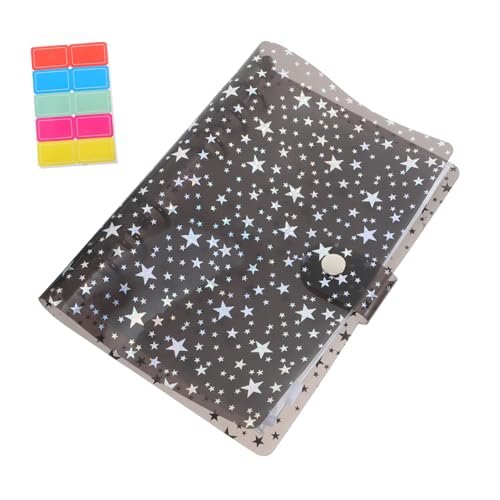Angoily 1 Satz Budget Live -tasche Persönlicher Budgetordner Kassenbuch Zum Sparen Geldsparordner Geld-budget-ringbuch Nachfüllbarer Budgetordner Persönlicher Planerordner Pvc Black von Angoily