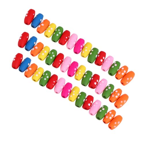Angoily 1 Satz Bunte Holzperlen Für Diy Bastelperlen Spacer Perlen Für Armbänder Und Kreative Projekte Für Kunsthandwerk Und Schmuckherstellung 100 Stück Angoily 1 Satz Bunte Holzperlen Für Diy Bastelperlen Spacer Perlen Für Armbänder Und Kreative Projekte Für Kunsthandwerk Und Schmuckherstellung 100 Stück von Angoily