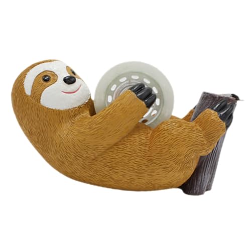 Angoily 1 Satz Cartoon-Klebebandabroller Klebeband-Spender-Schreibtisch Cartoons Abdeckband Karikatur scrapbook scheckheft Schreibwaren scrapbbok scrabbook Bürodesk -Zubehör Harzbandhalter von Angoily