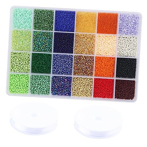 Angoily 1 Satz DIY Glasperlen für Schmuckherstellung Farbenfrohe Beads für Armbänder und Dekorationen Langlebig und Leicht für Bastelprojekte Angoily 1 Satz DIY Glasperlen für Schmuckherstellung Farbenfrohe Beads für Armbänder und Dekorationen Langlebig und Leicht für Bastelprojekte von Angoily