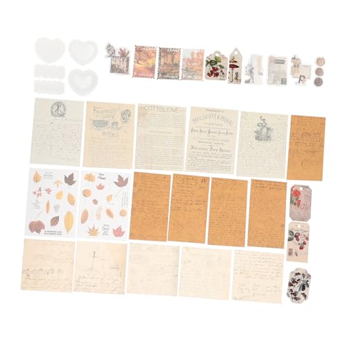 Angoily 1 Satz DIY Journal Materialien mit Aufklebern für Scrapbooking Dekorative Sticker für Fotoalben Bastelmaterialien für Journaling und Tagebuchgestaltung für und Persönliche Projekte Angoily 1 Satz DIY Journal Materialien mit Aufklebern für Scrapbooking Dekorative Sticker für Fotoalben Bastelmaterialien für Journaling und Tagebuchgestaltung für und Persönliche Projekte von Angoily