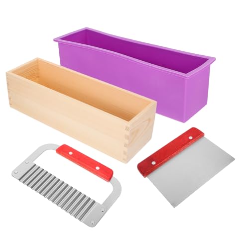 Angoily 1 Satz DIY Seifenform Set Teiliges Silikon Seifenformset für Handgemachte Seifenherstellung Rechteckige Gießform Einfach zu Reinigen für Kreative Projekte Angoily 1 Satz DIY Seifenform Set Teiliges Silikon Seifenformset für Handgemachte Seifenherstellung Rechteckige Gießform Einfach zu Reinigen für Kreative Projekte von Angoily