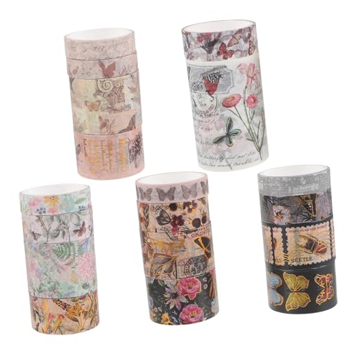 Angoily 1 Satz Dekoratives Klebeband Schmetterlingsmuster Diy Scrapbooking Tape Notizbuch Dekoration Für Handarbeiten Tagebücher Und Projekte 17rollen Angoily 1 Satz Dekoratives Klebeband Schmetterlingsmuster Diy Scrapbooking Tape Notizbuch Dekoration Für Handarbeiten Tagebücher Und Projekte 17rollen von Angoily