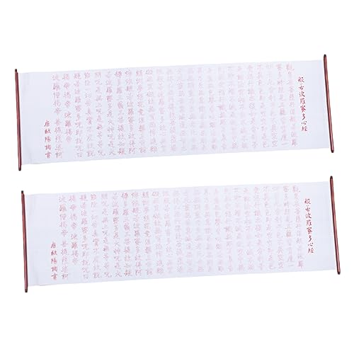 Angoily 1 Satz Dicke Chinesische Kalligrafie Stoffrolle Wiederverwendbar Für Wasser Schreibübungen Für Kalligrafie Training Und Anwendungen 2 Stück von Angoily