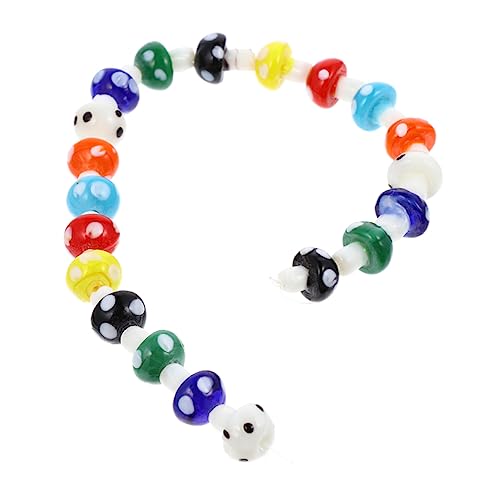 Angoily 1 Satz Diy Handwerksperlen Bunte Pilzform Glasperlen für Schmuckherstellung Einzigartige Diy Charms für Armbänder und Vielseitige Bastelperlen für Kreative Projekte Angoily 1 Satz Diy Handwerksperlen Bunte Pilzform Glasperlen für Schmuckherstellung Einzigartige Diy Charms für Armbänder und Vielseitige Bastelperlen für Kreative Projekte von Angoily