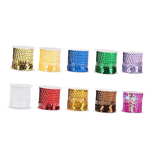 Angoily 1 Satz Diy Pailletten Für Kleidung Runde Lose Bunte Dekoration Für Bastelprojekte Schmuckherstellung Und Partybedarf 10 Stück Angoily 1 Satz Diy Pailletten Für Kleidung Runde Lose Bunte Dekoration Für Bastelprojekte Schmuckherstellung Und Partybedarf 10 Stück von Angoily