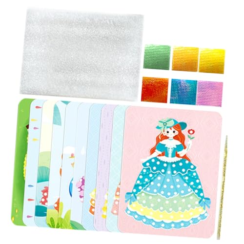 Angoily 1 Satz Diy Puncture Painting für Malspielzeug Fantasie und Kognitiven Entwicklung Langlebiges Bastelset für Individuelles im Wohnzimmer oder Schlafzimmer Einfach zu Bedienen für von Angoily
