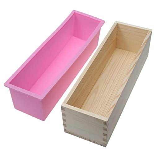 Angoily 1 Satz Diy Seifenform Holz Praktische Rechteckige Form für Handgemachte Seifenherstellung für Täglichen Gebrauch zu Hause Klein von Angoily