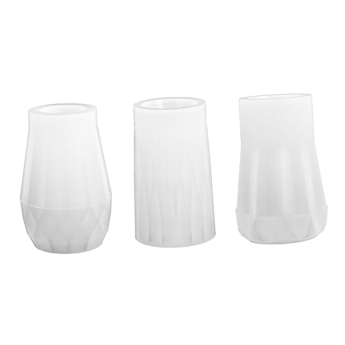 Angoily 1 Satz Diy Silikonform Für Vasen Teiliges Kristallharz Gießform Zur Herstellung Von Blumenvasen Aufbewahrungsbehältern Und Dekorationen Einfaches Entformen Für Kreative 3 Stück Angoily 1 Satz Diy Silikonform Für Vasen Teiliges Kristallharz Gießform Zur Herstellung Von Blumenvasen Aufbewahrungsbehältern Und Dekorationen Einfaches Entformen Für Kreative 3 Stück von Angoily