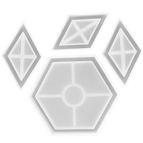 Angoily 1 Satz Diy Silikonform Set Teiliges Set zur Herstellung von Kreativen Aufbewahrungsboxen für Epoxidharz für Einzigartige Bastelprojekte und von Angoily