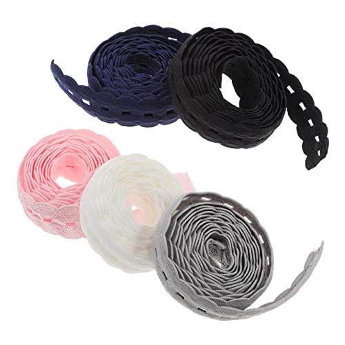 Angoily 1 Satz Diy Spitzenband Für Stirnbänder Elastisches Spitzenband Für Bastelprojekte Und Dekoration Bei Anlässen 5 Stück von Angoily