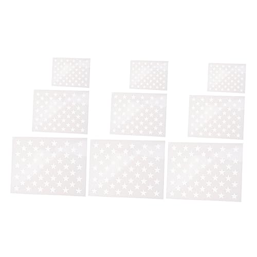 Angoily 1 Satz Diy Sternschablonen Wiederverwendbare Fünfzackige Schablonen Für Wandgestaltung Bastelprojekte Heimdekoration Für Feiertage Kreative Handarbeiten 9blätter Angoily 1 Satz Diy Sternschablonen Wiederverwendbare Fünfzackige Schablonen Für Wandgestaltung Bastelprojekte Heimdekoration Für Feiertage Kreative Handarbeiten 9blätter von Angoily