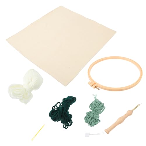 Angoily 1 Satz Diy Stickerei Punch Needle Kits für Anfänger mit Holzgriff Material für Kreative Handarbeiten zur Dekoration Anleitung und Zubehör Angoily 1 Satz Diy Stickerei Punch Needle Kits für Anfänger mit Holzgriff Material für Kreative Handarbeiten zur Dekoration Anleitung und Zubehör von Angoily