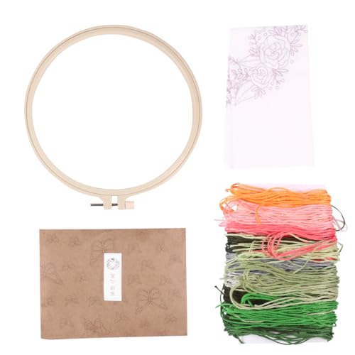Angoily 1 Satz Diy Stickset für Anfänger Sommerblumen Stickerei Kit mit Stoff Nadeln und Bunten Fäden Zubehör für Kreative und Erwachsene Angoily 1 Satz Diy Stickset für Anfänger Sommerblumen Stickerei Kit mit Stoff Nadeln und Bunten Fäden Zubehör für Kreative und Erwachsene von Angoily