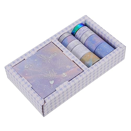 Angoily 1 Satz Diy Washi Tape Set Dekoratives Klebeband mit Bogen Aufkleber für Scrapbooking Journals und Bastelprojekte für Kreative und Dekorationen von Angoily