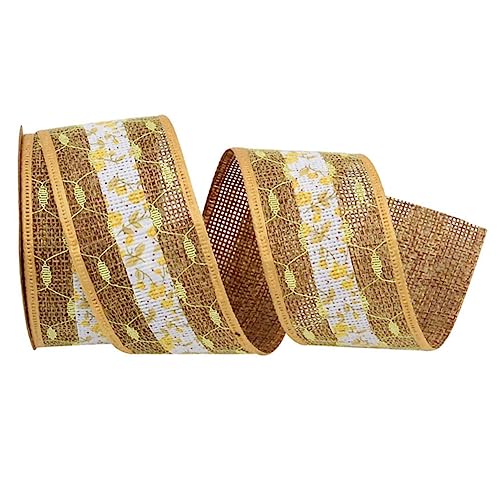 Angoily 1 Satz Doppellagiges Spitzenband Polyester Gemischte Farben Yards Für Diy Verpackungs Und Bastelprojekte Hochzeitsschmuck Vielseitig Einsetzbar 4rollen von Angoily