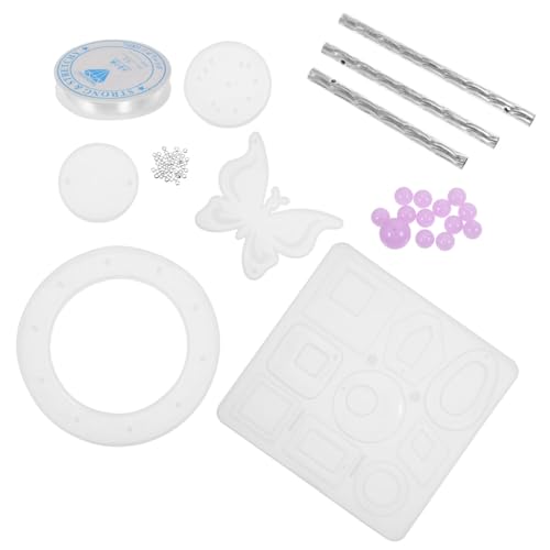 Angoily 1 Satz Epoxidharz Silikonformen Windspiel Gussformen für DIY Wiederverwendbar und Leicht zu Reinigen für Bastelprojekte und Schmuckherstellung Transparentes Design Angoily 1 Satz Epoxidharz Silikonformen Windspiel Gussformen für DIY Wiederverwendbar und Leicht zu Reinigen für Bastelprojekte und Schmuckherstellung Transparentes Design von Angoily