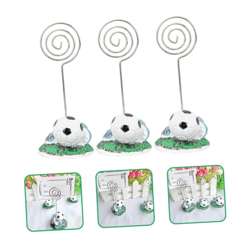 Angoily 1 Satz Fußball Tischkartenhalter Stabil Für Platzkarten Memo Notizen Fotos Für Party Hochzeit Restaurant 3 Stück Angoily 1 Satz Fußball Tischkartenhalter Stabil Für Platzkarten Memo Notizen Fotos Für Party Hochzeit Restaurant 3 Stück von Angoily