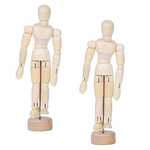 Angoily 1 Satz Gelenkpuppe Gelenkpuppe Figur Home Office Puppen Modelle Ornament Dekorationen Schreibtisch Zeichnung Figur Modell Holz 2 Stück Angoily 1 Satz Gelenkpuppe Gelenkpuppe Figur Home Office Puppen Modelle Ornament Dekorationen Schreibtisch Zeichnung Figur Modell Holz 2 Stück von Angoily