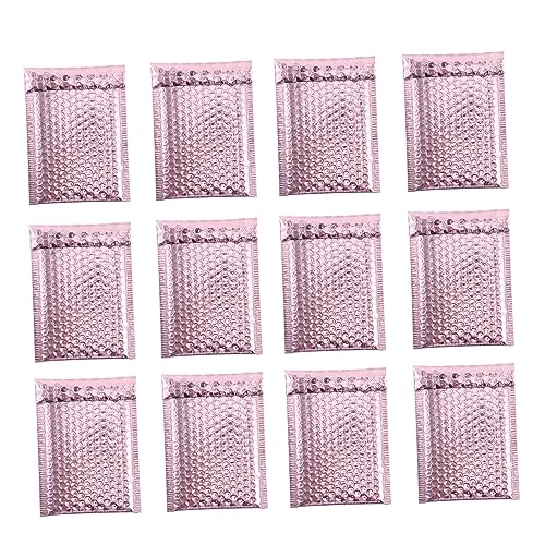 Angoily 1 Satz Gepolsterte Versandtaschen Roségold Wasserdichte Für Schmuck Elektronik Bubble Mailer Selbstklebend 12 Stück von Angoily