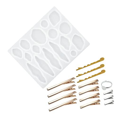 Angoily 1 Satz Gießformen Aus Harz Haarschmuck Für Damen Styling Stollenform Klammer Werkzeug Zur Herstellung Von Haarnadeln Silikonformen Für Epoxidharz Haarnadelform Aus Harz Kieselgel von Angoily
