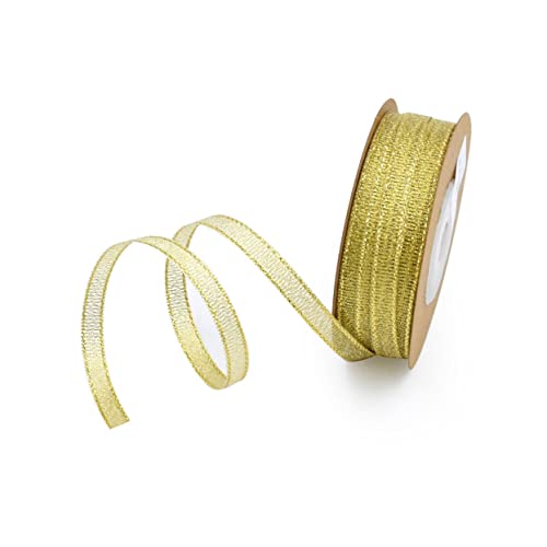 Angoily 1 Satz Glitzer Geschenkband Polyester Ribbed Band Für Diy Dekoration Blumenverpackung Partybedarf Wiederverwendbar Goldene Bänder Für 5roll Angoily 1 Satz Glitzer Geschenkband Polyester Ribbed Band Für Diy Dekoration Blumenverpackung Partybedarf Wiederverwendbar Goldene Bänder Für 5roll von Angoily