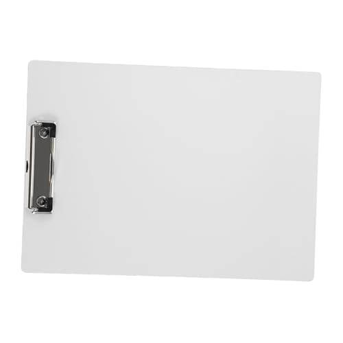 Angoily 1 Satz Gürtelclip-Schreibblock Klemmbretter für das Klassenzimmer süßes Klemmbrett Zwischenablage zeichnen Krankenschwester Zwischenablage MDF-Platte Weiß von Angoily