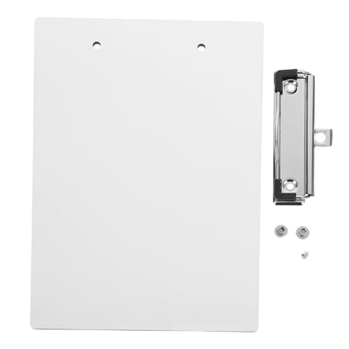 Angoily 1 Satz Gürtelclip-schreibblock Zwischenablage Zeichnen Büro-klemmbrett Weiß Mdf-platte von Angoily