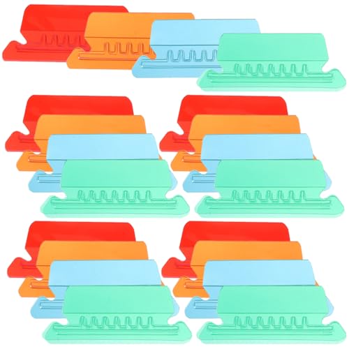 Angoily 1 Satz Hängende Registerkarten Bunte Etiketten Für Aktenordner Hängemappen Tabs Abnehmbare Dateieinsätze Für Effektive Dokumentenorganisation 40 Stück von Angoily