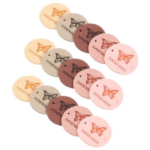 Angoily 1 Satz Handmade Etiketten Für Handarbeiten Woven Labels Für Kleidung Stoffetiketten Für Diy Projekte Für Kleidung Taschen Schals Und Mützen 50 Stück von Angoily