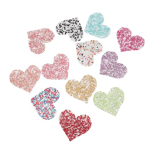 Angoily 1 Satz Herzförmige Aufnäher Bunte Bügel Patches Für Kleidung Rucksäcke Und Diy Projekte Einfach Aufzubügeln Vielseitig Einsetzbar 12 Stück Angoily 1 Satz Herzförmige Aufnäher Bunte Bügel Patches Für Kleidung Rucksäcke Und Diy Projekte Einfach Aufzubügeln Vielseitig Einsetzbar 12 Stück von Angoily