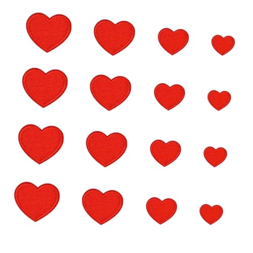 Angoily 1 Satz Herzform Stickapplikationen Für Diy Kleidung Rote Gestickte Stoffpatches Zum Aufnähen Oder Bügeln Für Dekoration Von Taschen Schuhen Und Mehr 24 Stück Angoily 1 Satz Herzform Stickapplikationen Für Diy Kleidung Rote Gestickte Stoffpatches Zum Aufnähen Oder Bügeln Für Dekoration Von Taschen Schuhen Und Mehr 24 Stück von Angoily