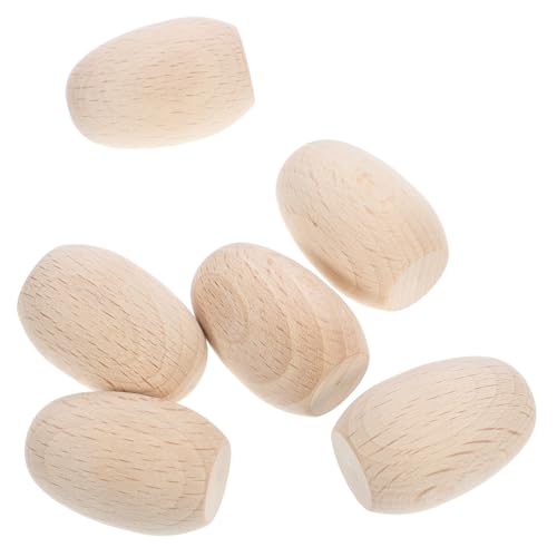 Angoily 1 Satz Holz Eier Zum Bemalen Unvollendete Holz Craft Eier Für Diy Projekte Sicheres Und Robustes Buchenholz Für Bastelideen 6 Stück Angoily 1 Satz Holz Eier Zum Bemalen Unvollendete Holz Craft Eier Für Diy Projekte Sicheres Und Robustes Buchenholz Für Bastelideen 6 Stück von Angoily