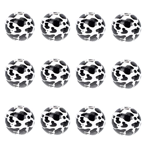 Angoily 1 Satz Holzperlen Mit Kuhmuster Diy Charm Beads Für Schmuck Armbänder Und Bastelprojekte Vielseitige Dekorative Zubehörteile Für Kreative Ideen 100 Stück Angoily 1 Satz Holzperlen Mit Kuhmuster Diy Charm Beads Für Schmuck Armbänder Und Bastelprojekte Vielseitige Dekorative Zubehörteile Für Kreative Ideen 100 Stück von Angoily