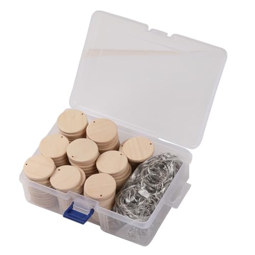 Angoily 1 Satz Holzslices Unvollendete Holzscheiben für Schlüsselanhänger Naturbelassen für Diy Projekte und Bastelarbeiten Langlebiges Material für Kreative Angoily 1 Satz Holzslices Unvollendete Holzscheiben für Schlüsselanhänger Naturbelassen für Diy Projekte und Bastelarbeiten Langlebiges Material für Kreative von Angoily