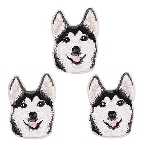 Angoily 1 Satz Hundepatches Zum Aufbügeln Niedliche Stickereien Für Kleidung Taschen Und Jeans Diy Applikationen Zur Reparatur Und Dekoration Langlebig Und Praktisch Cartoon Design 3 Stück Angoily 1 Satz Hundepatches Zum Aufbügeln Niedliche Stickereien Für Kleidung Taschen Und Jeans Diy Applikationen Zur Reparatur Und Dekoration Langlebig Und Praktisch Cartoon Design 3 Stück von Angoily