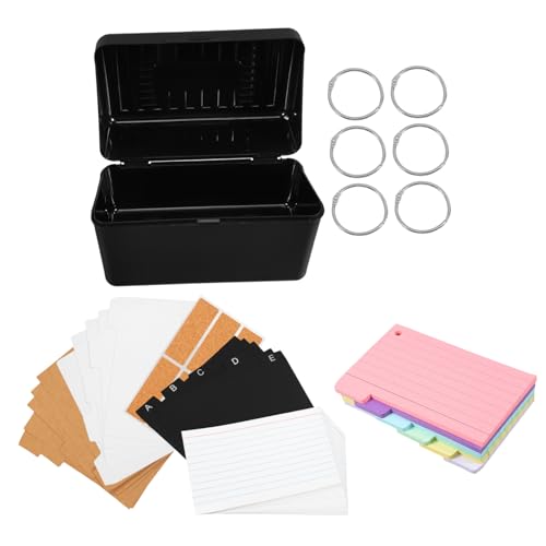 Angoily 1 Satz Karteikartenhalter-set Grußkartenhalter Karteikartenspeicher Anzeige Von Karteikarten Karteikarten-organizer Kartenteiler Karteikarten-buchhalter Plastikpapier Angoily 1 Satz Karteikartenhalter-set Grußkartenhalter Karteikartenspeicher Anzeige Von Karteikarten Karteikarten-organizer Kartenteiler Karteikarten-buchhalter Plastikpapier von Angoily