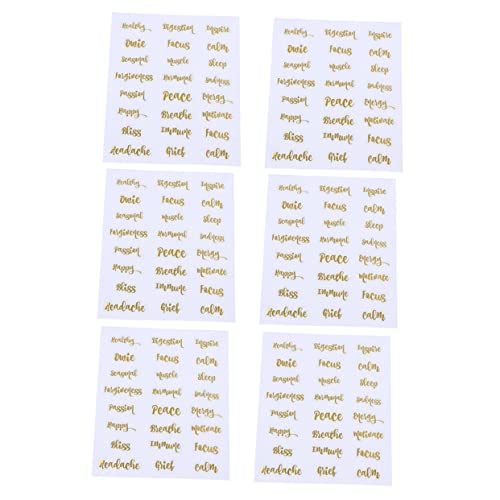 Angoily 1 Satz Klebeetiketten Für Ätherische Öle Goldene Buchstaben Aufkleber Für Ölflaschen Selbstklebende Etiketten Wasserfest Und Ölbeständig Zur Identifizierung Und 6 Blätter Angoily 1 Satz Klebeetiketten Für Ätherische Öle Goldene Buchstaben Aufkleber Für Ölflaschen Selbstklebende Etiketten Wasserfest Und Ölbeständig Zur Identifizierung Und 6 Blätter von Angoily
