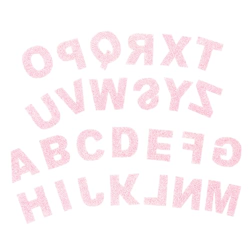 Angoily 1 Satz Kleines Strass Patches Alphabet Aufbügler für Jeans Kleidung DIY Projekte Glitzernde Applikationen Zartem Rosé für Reparaturen und Dekorationen Angoily 1 Satz Kleines Strass Patches Alphabet Aufbügler für Jeans Kleidung DIY Projekte Glitzernde Applikationen Zartem Rosé für Reparaturen und Dekorationen von Angoily