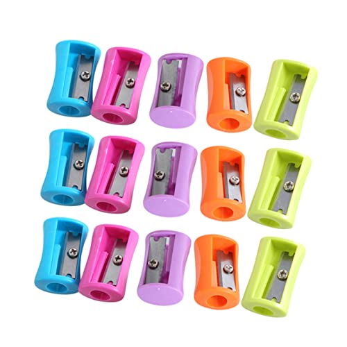 Angoily 1 Satz Kreativer Handheld Bleistiftspitzer Im Schulbedarf Für Zufällige Farben Anspitzer Für Zuhause Und Büro Zufällige Farbe 50 Stück von Angoily