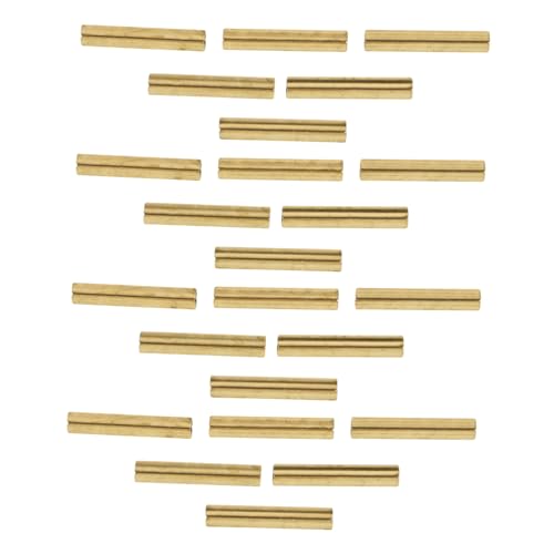 Angoily 1 Satz Kupferrohrzubehör Ohrringe Zur Herstellung Von Röhren Rohre Für Die Schmuckherstellung Tube Für Diy-schmuck Röhren Zur Herstellung Von Halsketten Hohlrohr Golden 50 Stück von Angoily