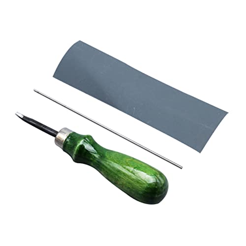 Angoily 1 Satz Leder Kantenschneider mit Grünem Griff Handwerkzeug für Diy Lederverarbeitung zum Anfasen und Schneiden von Lederkanten Langlebig und Benutzerfreundlich Angoily 1 Satz Leder Kantenschneider mit Grünem Griff Handwerkzeug für Diy Lederverarbeitung zum Anfasen und Schneiden von Lederkanten Langlebig und Benutzerfreundlich von Angoily