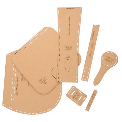 Angoily 1 Satz Ledermuster Schablonen für Geldbörsen Diy Stencils für Handtaschen Robuste Vorlagen für Klassische Brieftaschen Werkzeug für Handwerksprojekte Angoily 1 Satz Ledermuster Schablonen für Geldbörsen Diy Stencils für Handtaschen Robuste Vorlagen für Klassische Brieftaschen Werkzeug für Handwerksprojekte von Angoily