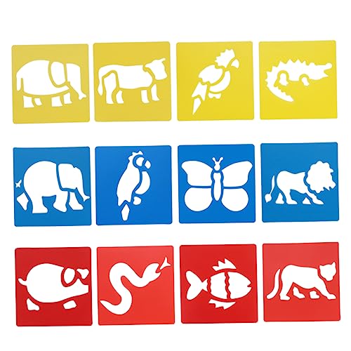 Angoily 1 Satz Malvorlagen Cartoon Templates Für Diy Projekte Für Buntstifte Marker Und Farben Für Unvergessliche Bastelstunden Zufällige Farbe 12 Stück von Angoily