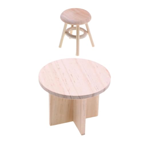 Angoily 1 Satz Massivholzmöbelmodell Puppenhaus Hocker Runder Holzhocker Mini-möbel Schmücken Mini-haushocker Puppenhaus-minihocker-modell Puppenhaus-minitischmodell Beige Angoily 1 Satz Massivholzmöbelmodell Puppenhaus Hocker Runder Holzhocker Mini-möbel Schmücken Mini-haushocker Puppenhaus-minihocker-modell Puppenhaus-minitischmodell Beige von Angoily