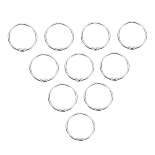 Angoily 1 Satz Metall Buchbinderinge Innendurchmesser Stabile Und Sichere Buchringe Für Loseblatt Karteikarten Ordner Und Scrapbooking Leicht Zu Öffnen Und Schließen Für Schule 20 Stück Angoily 1 Satz Metall Buchbinderinge Innendurchmesser Stabile Und Sichere Buchringe Für Loseblatt Karteikarten Ordner Und Scrapbooking Leicht Zu Öffnen Und Schließen Für Schule 20 Stück von Angoily