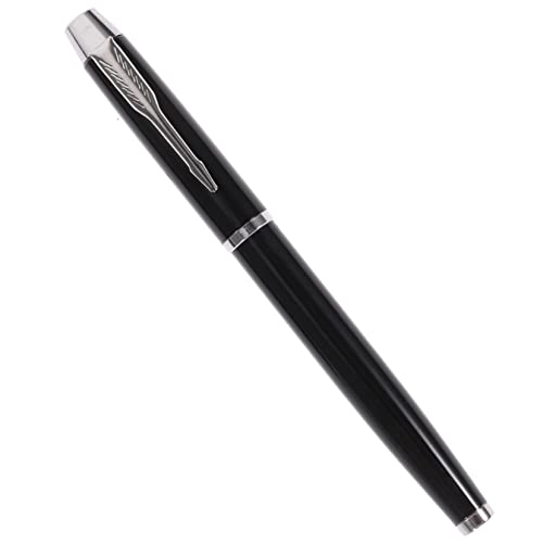 Angoily 1 Satz Metall Kugelschreiber Set mit Aufbewahrungsbox Elegante Schwarze Stiftbox für Täglichen Gebrauch Schulbedarf und Besondere Anlässe für und Persönliche Nutzung von Angoily