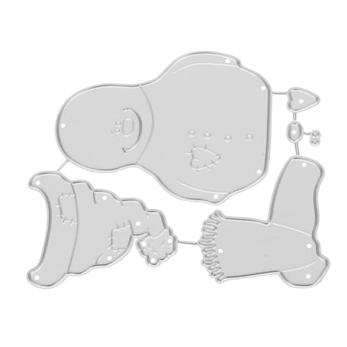 Angoily 1 Satz Metallmesserform Cutter Schneemann Geschnittene Schablonen Handwerk Scrapbooking Weihnachts-stanzform Schneiden Sie Schablonen Zum Selbermachen Groß Kohlenstoffstahl Silber Angoily 1 Satz Metallmesserform Cutter Schneemann Geschnittene Schablonen Handwerk Scrapbooking Weihnachts-stanzform Schneiden Sie Schablonen Zum Selbermachen Groß Kohlenstoffstahl Silber von Angoily