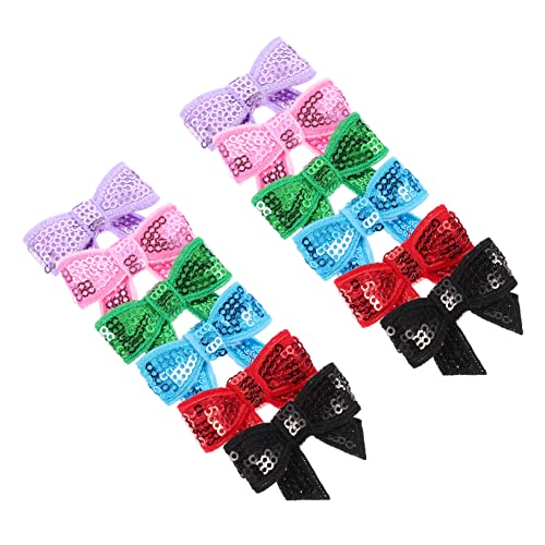 Angoily 1 Satz Mini Schleifen Diy Applikationen Für Bekleidung Und Haarschmuck Zufällige Farben Bastelverzierungen Für Kreative Projekte Und Zufällige Farbe 12 Stück von Angoily