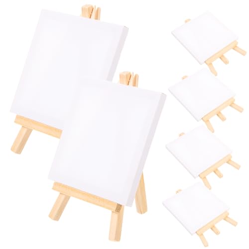 Angoily 1 Satz Mini Staffelei mit Diy Mini und Vielseitige Malutensilien für Projekte für Künstler und Hobbyisten zum Bemalen und Dekorieren Angoily 1 Satz Mini Staffelei mit Diy Mini und Vielseitige Malutensilien für Projekte für Künstler und Hobbyisten zum Bemalen und Dekorieren von Angoily